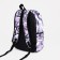 School backpack from textiles on lightning, 3 pockets, lilac color