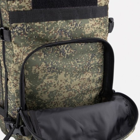 Tactical backpack, TAIF, 40 l, lightning department, 2 outer pockets, camouflage color/green-5