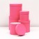 A set of round boxes 5B1 "Paints", Pink, 25 x 25 x 25 - 19 x 19 x 19 cm