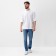 Men's T -shirt MIST EAST, size 46, white