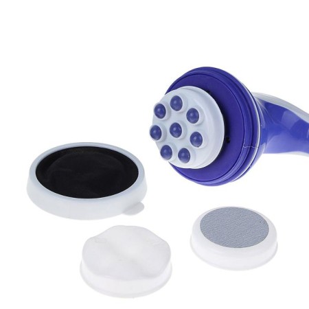 Body massage Luazon LEM-44, 5 nozzles, smooth adjustment, 220 V, white-blue-3