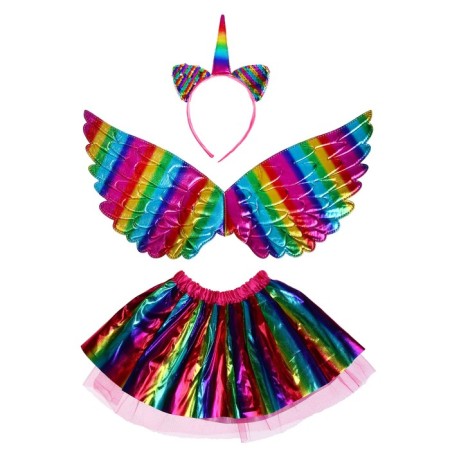 Carnival set "Unicorn", 3 objects: rim, wings, skirt