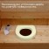 Silent toilet seat, 46 × 40 cm, polyurethane foam, mix