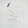 Girlynda "Horse tail" 8 threads of 2 m, IP20, silver thread, 160 LED, glow of multi, USB