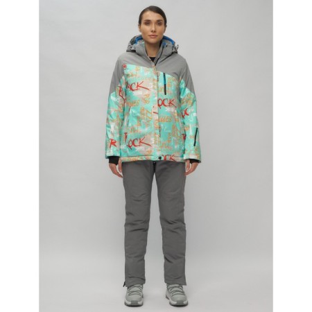 Ski suit female, size 42, blue color