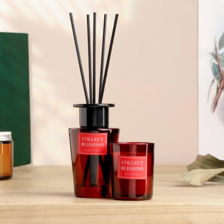 Set in the cell "Fragrant duet" diffuser 100 ml and candle 5x6 cm, pomegranate tree-1