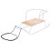 Sled "breeze 1", white color