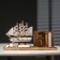 Set of desktop "ship" with two pencils and thermometer 25*8*16cm