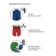 ECON ECO-BI2002S, floor, 2000W, 1.7 l, 60 g/min, 2 modes, mint color