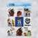 A set of paper stickers “for boys”, 11 x 15.5 cm, 10 sheets