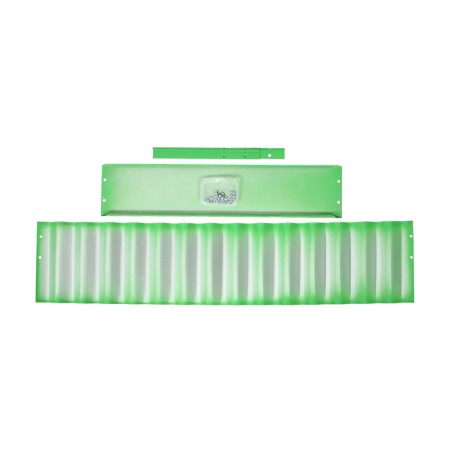 The flowerbed is galvanized "petal", d = 70 cm, h = 15 cm, bright green, Greengo-11