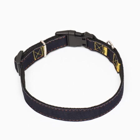 Collar "jeans", black lining, width 2 cm-1
