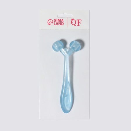 Massage for the face and neckline, 2 balls, 14 × 6 × 2 cm, color mix-5