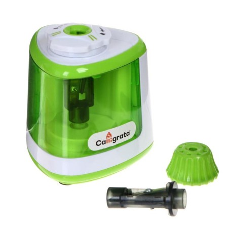 Electric sharpener with a container (works from two finger batteries), mix-1
