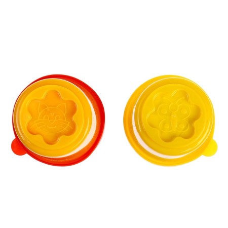 Modeling dough 4 colors, in banks, 70 gr.-5