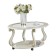 Coffee table on wheels Ovation (C), 900x615x490, ivory/gold