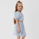 A set for a girl (top, skirt) KAFTAN, size 36 (134-140 cm), blue color