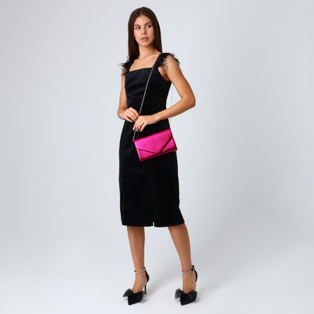 Female bag on magnet, color fuchsia-6