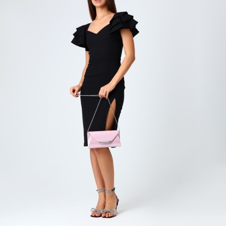 Female bag on a magnet, pink color-7