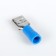 Flat connector with a cambric 8 mm, packing 50 pcs