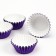 Baking form round, 3.5 x 2 cm purple