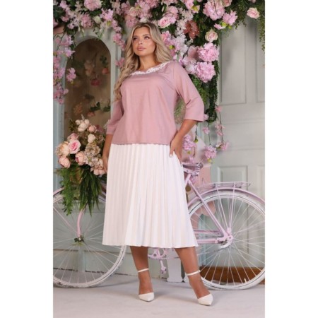 Female jumper, size 52, pink color-4
