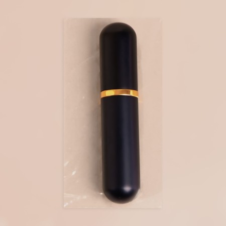 Perfume bottle, with a spray, 5 ml, black color-4