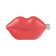 Flaw for alcohol and water "lips", stainless steel, gift, female, 150 ml, 5 oz