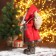 Santa Claus "In a red fur coat with a bear" 45 cm
