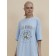 Women's dress, size XS, blue color