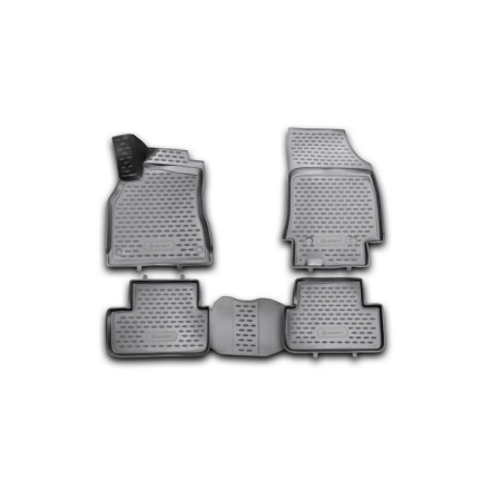 3D mats in the Renault Fluence Salon 2010-2016, 4 pcs. (polyurethane)