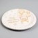 Disposable paper plate "Welcome", 18 cm