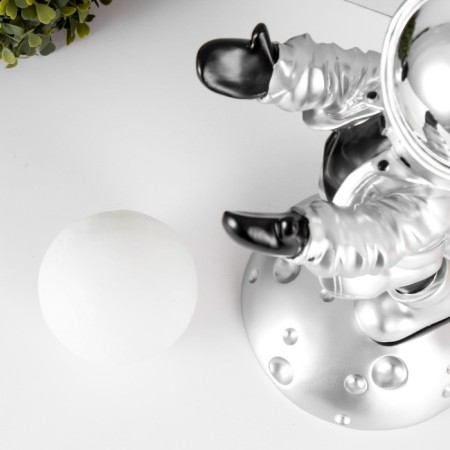Sponel "Cosmonaut" LED from batteries silver 16x16x30.5 cm Risalux-6