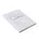 College-wiper in a solid cover 7BC, A5, 80 sheets, white, cage block, glossy lamination