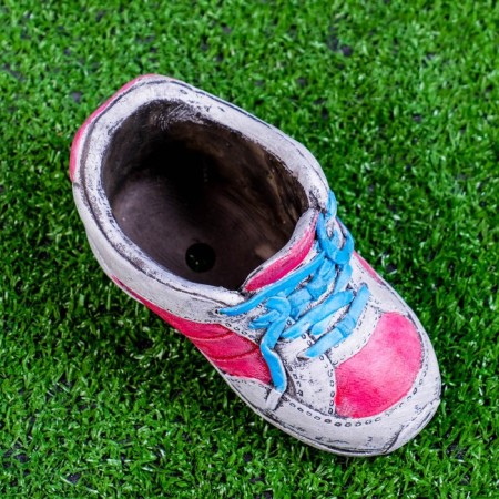 Pot "Sneakers" Red-White, 16.4*8*10cm-4