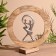 Interior souvenir in the wooden ring "Dance" 30x8x33 cm