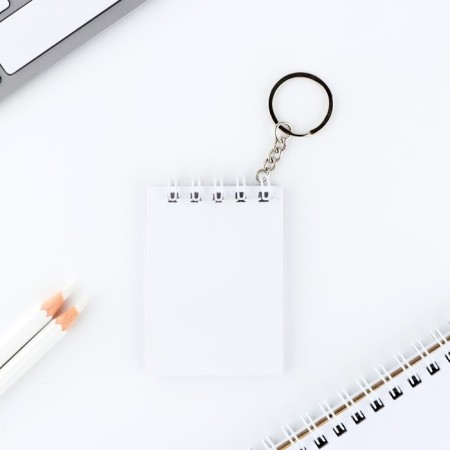 Keychain for keys, notebook "Do not take me me", 5.5 x 7.5 cm-4