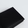 Male purse without fastening, department for cards, coins, black color