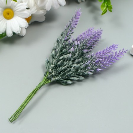 Artificial plant for the creativity of "lavender" 1 bouquet = 6 branches lilac 14 cm-1