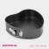 The form for baking the share "Elin. Heart ", 23.5 × 22 × 6.8 cm, removable bottom, anti -stick coating, black color