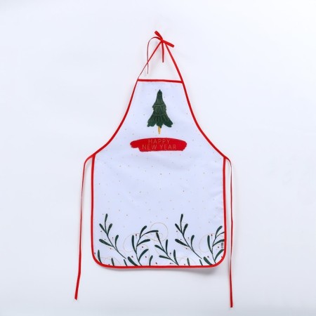 Happy New Year kitchen apron, polyester, size 50x70 cm-4