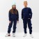 Children's costume with the basis (sweatshirt, trousers) minku, blue color, height 152 cm
