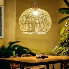Ceiling Lamp from rattan 