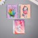 Set of postcards with seeds "grow itself" "Joy" 5*7cm