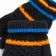 Baby gloves, black color, size 15 (7-8 years)