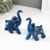 Souvenir Polystone "Blue Elephant" set 2 pcs 3x8x8.5 cm