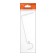 Bracket for cornice D20 is a single -row 15 cm, white
