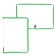 Plastic folder A4, 325 x 230 x 25 mm, lightning around, calligrata "office", PM-A4-01, 0.5 mm, transparent, pastel, green
