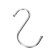 Hook, chromium color, d = 3 mm, l = 8 cm