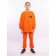Pants for a boy, height 116 cm, orange color